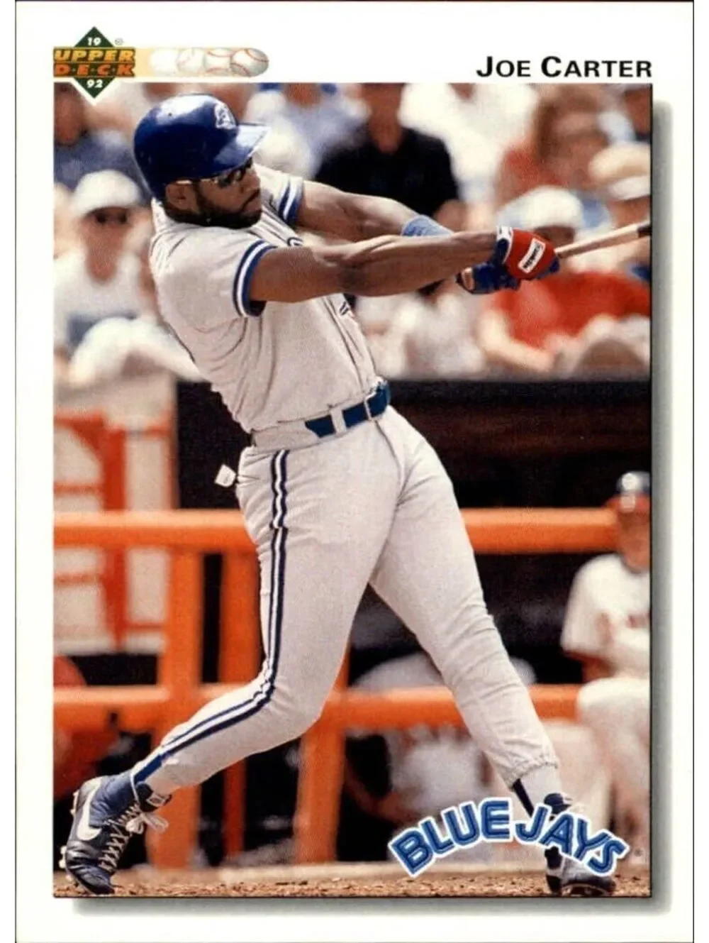 Joe Carter 1992 Upper Deck MLB #224 Baseball Card Toronto Blue Jays